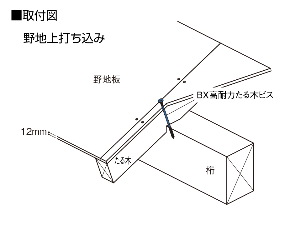 カネシン BX高耐力たる木ビス(垂木ビス) (50本×8袋入) KTB-150 - 1